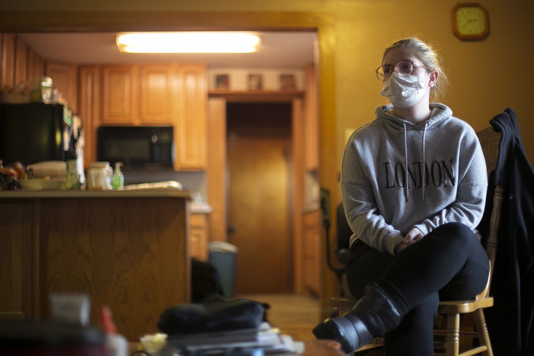 Mel Nelson's caregiver, Danae Runestad
